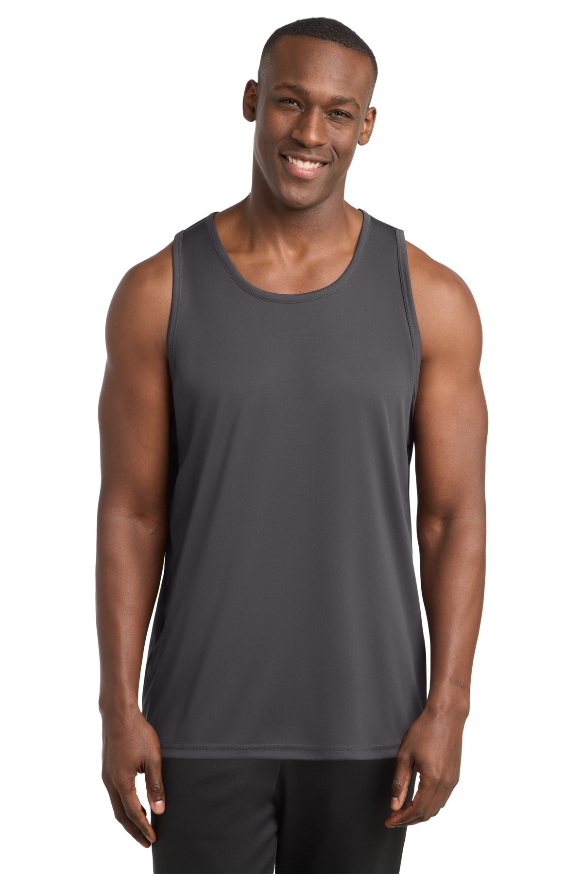 Custom logo Sport-Tek ® PosiCharge ® Competitor ™ Tank. ST356 in Iron Grey
