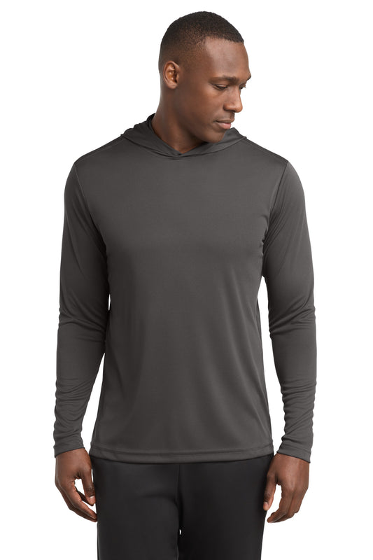 Custom logo Sport-Tek ® PosiCharge ® Competitor ™ Hooded Pullover. ST358 in Iron Grey