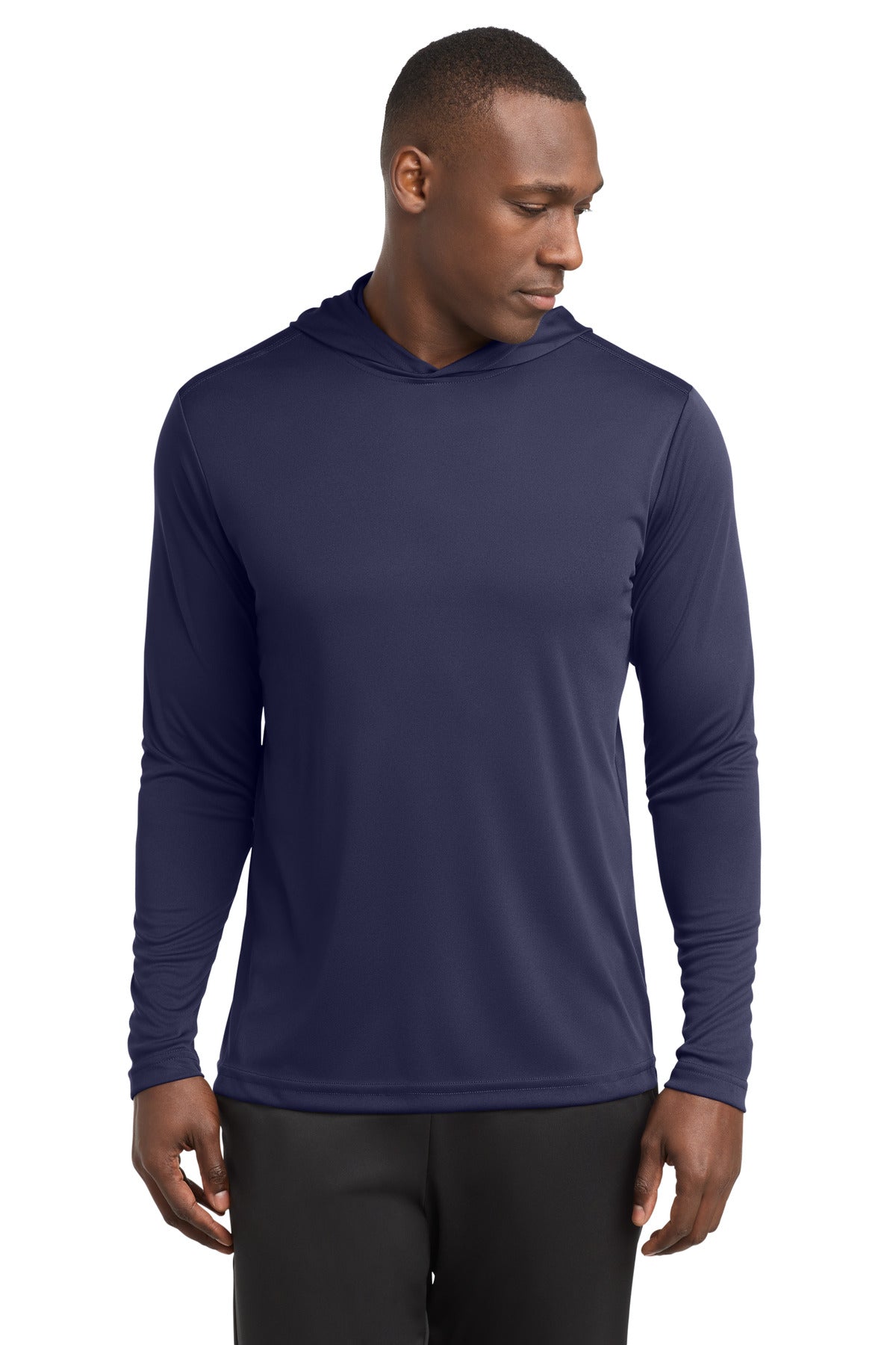 Custom logo Sport-Tek ® PosiCharge ® Competitor ™ Hooded Pullover. ST358 in True Navy
