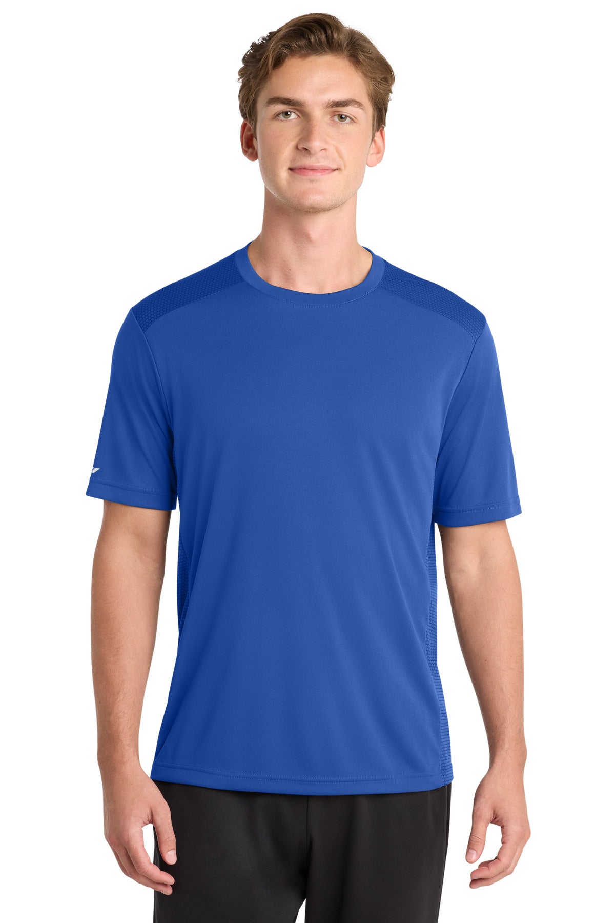 Custom logo Sport-Tek® PosiCharge® Elevate Tee. ST380 in True Royal