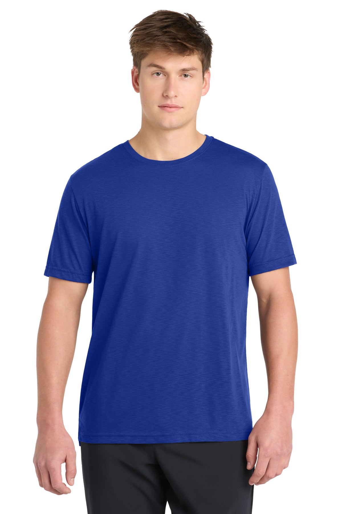 Custom logo Sport-Tek® PosiCharge® Strive Tee. ST430 in True Royal