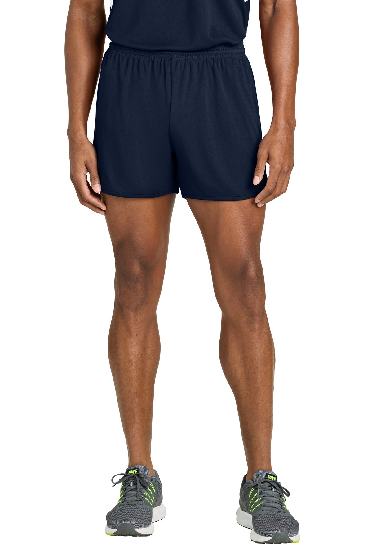 Custom logo Sport-Tek® Club 4  Track Short ST447 in True Navy