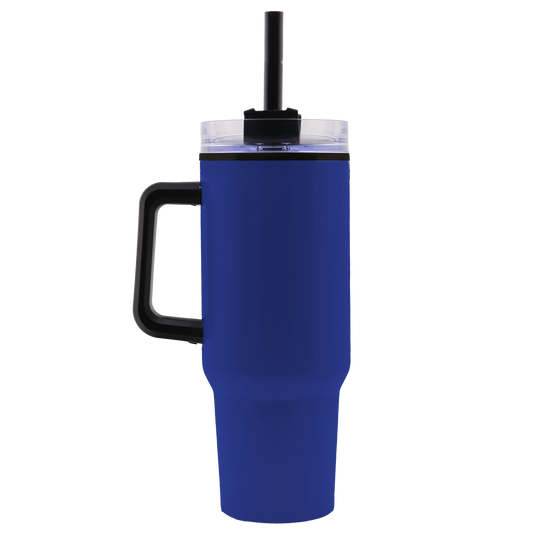 Roam Stainless Steel Handle Mug with Straw - 40 oz.