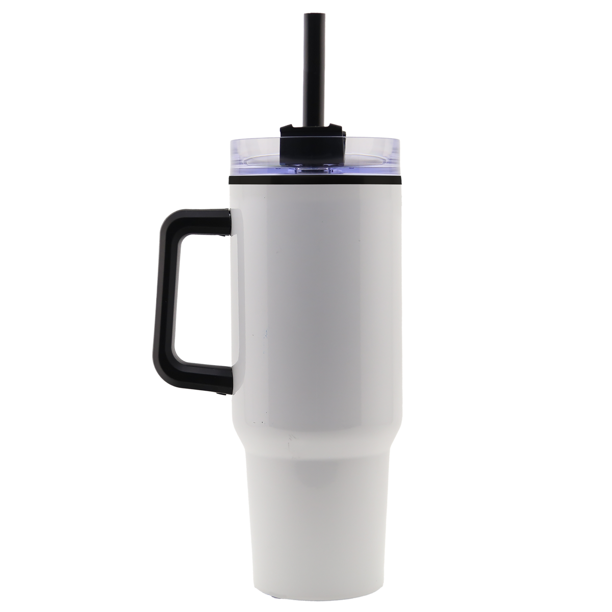 Custom logo Roam Stainless Steel Handle Mug with Straw - 40 oz.