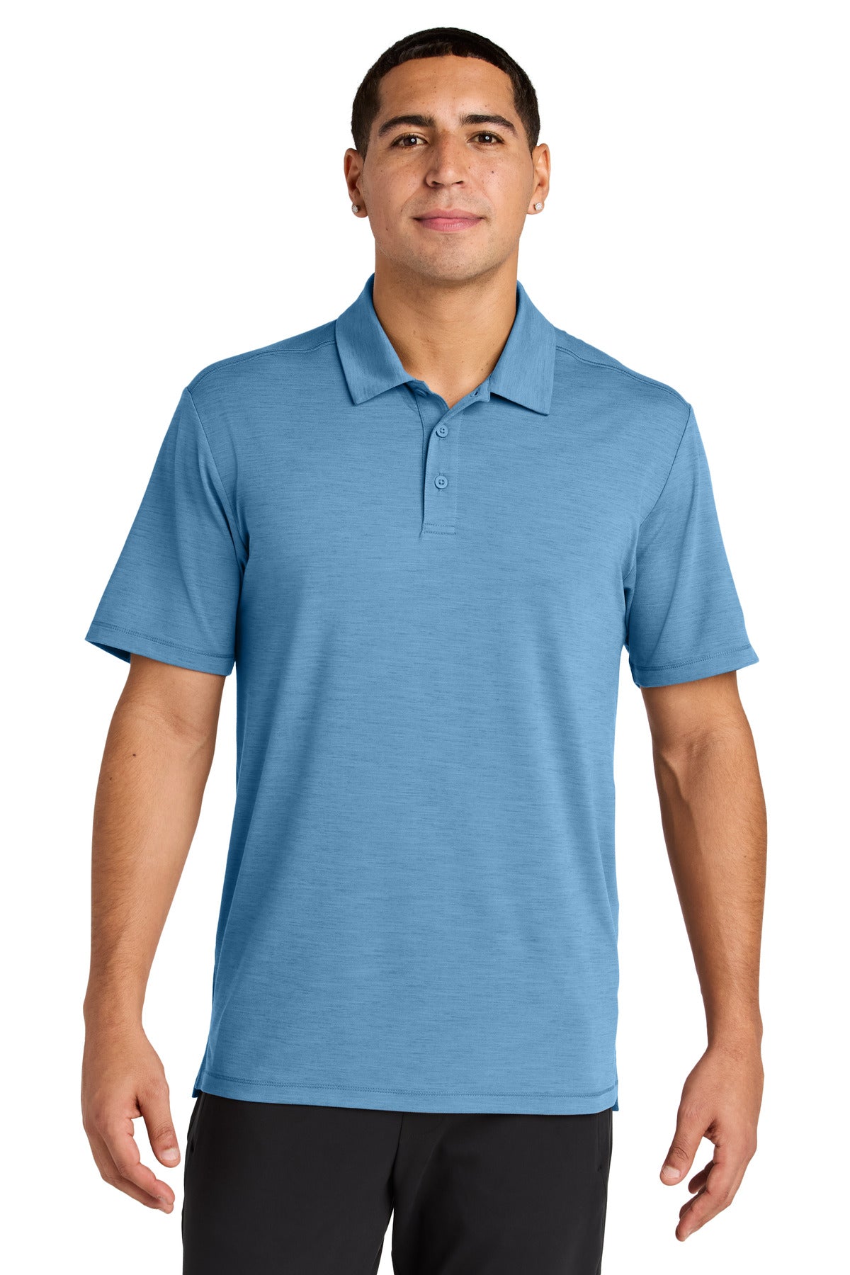 Custom logo Sport-Tek® Versa Polo ST490 in Carolina Blue