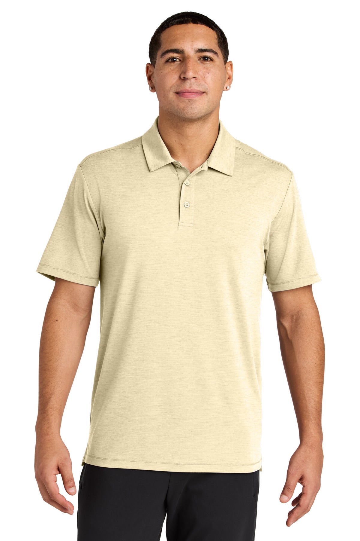 Custom logo Sport-Tek® Versa Polo ST490 in Light Suede