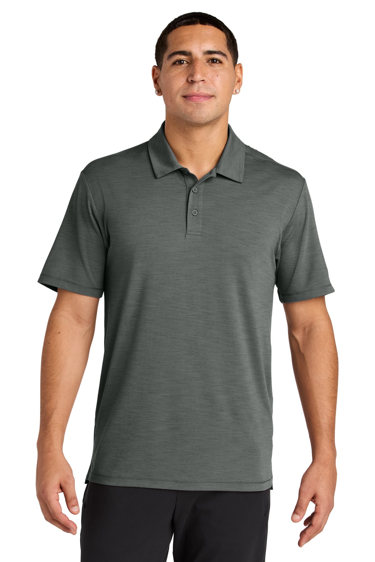 Custom logo Sport-Tek® Versa Polo ST490 in Shadow Grey