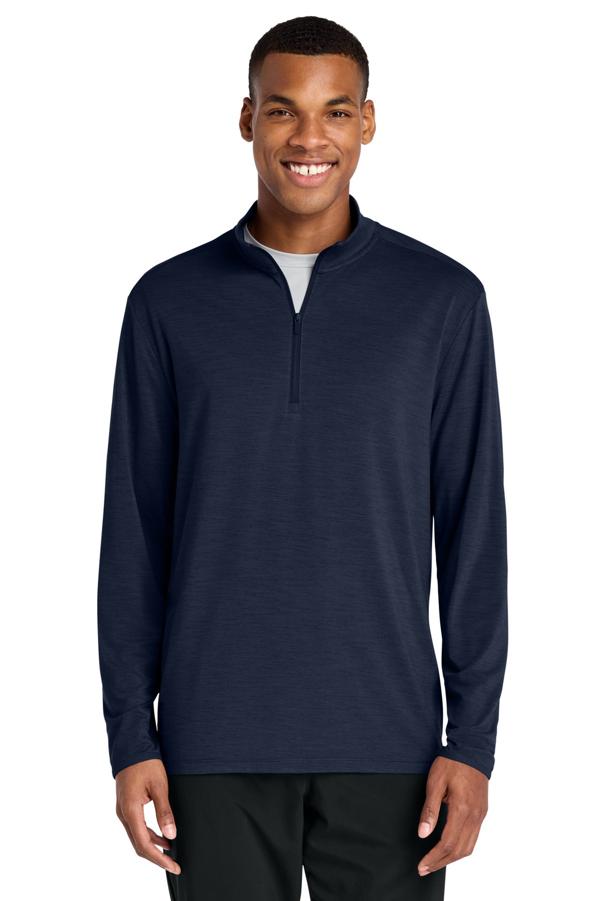 Custom logo Sport-Tek® Versa 1/4-Zip ST491 in True Navy