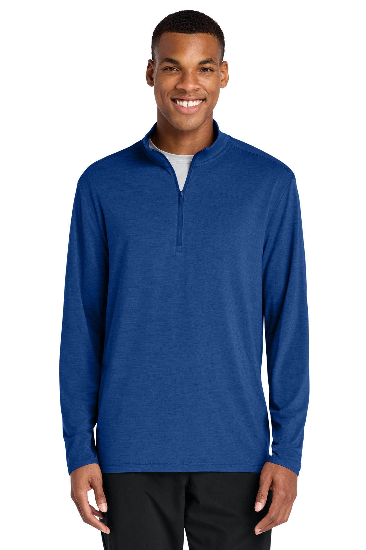 Custom logo Sport-Tek® Versa 1/4-Zip ST491 in True Royal