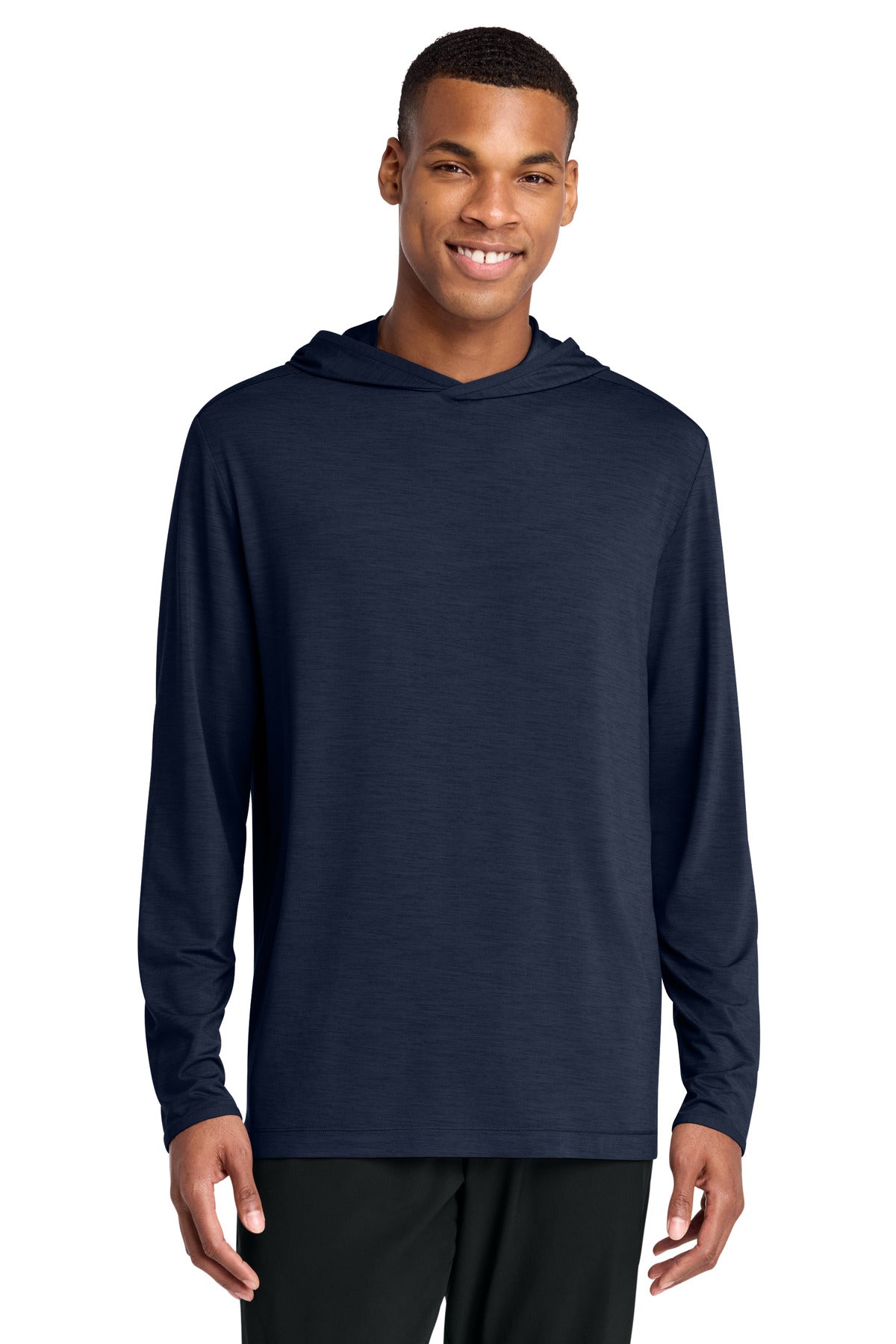 Custom logo Sport-Tek® Versa Long Sleeve Pullover Hoodie ST492 in True Navy