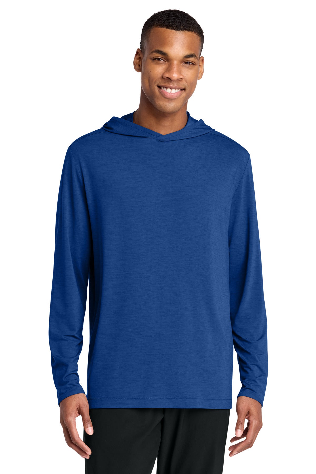 Custom logo Sport-Tek® Versa Long Sleeve Pullover Hoodie ST492 in True Royal