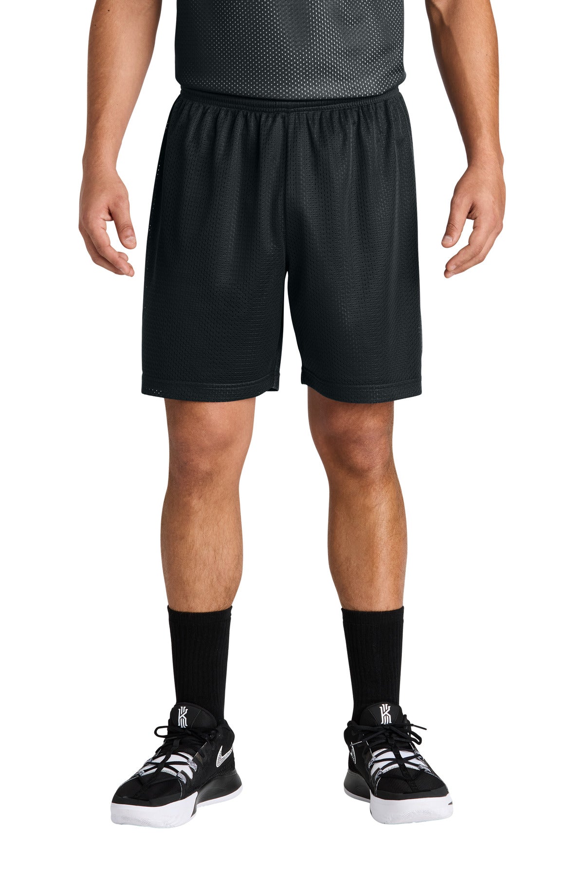 Custom logo Sport-Tek® PosiCharge® Mesh 7  Short ST5100 in Black