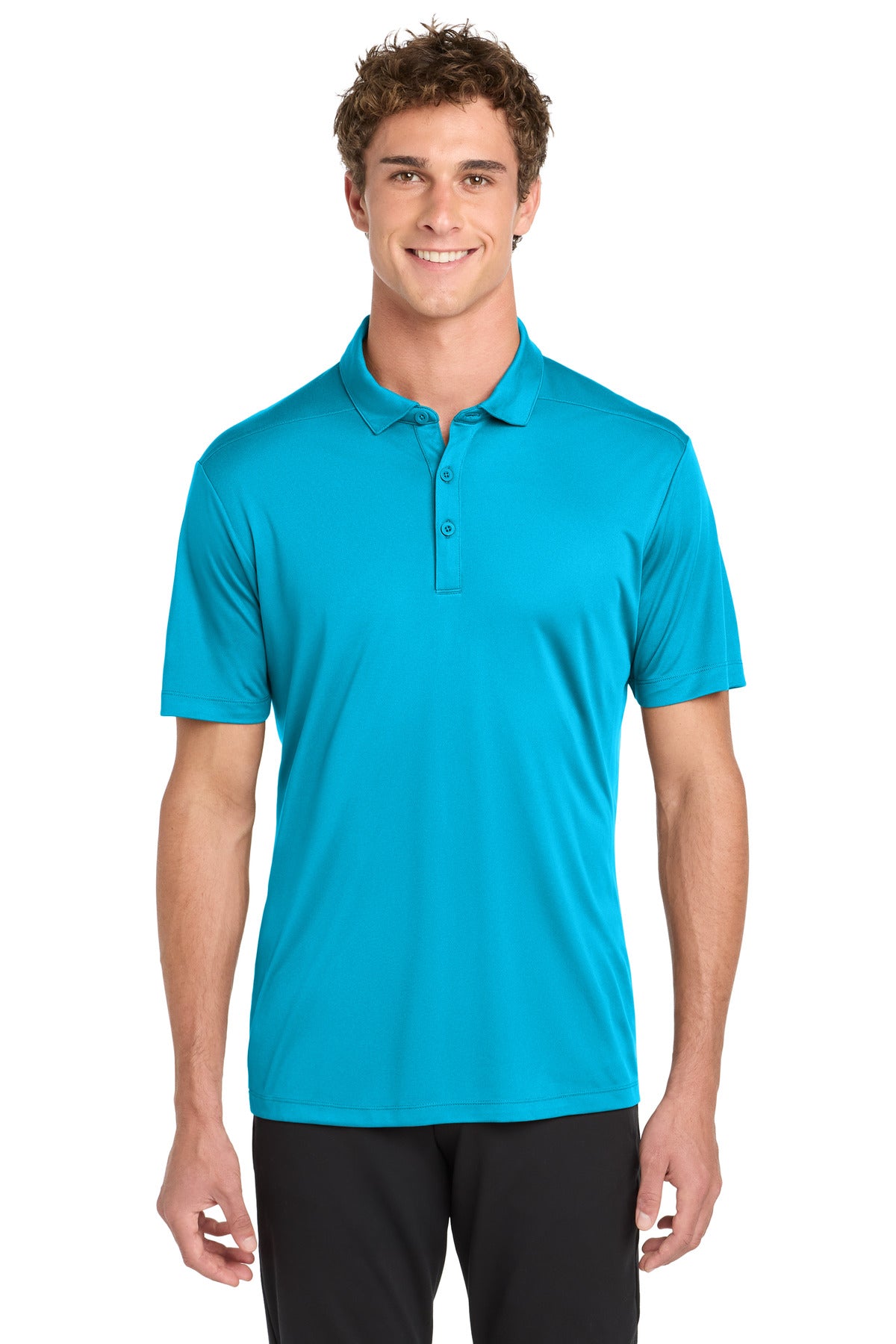 Custom logo Sport-Tek ®  Posi-UV®  Pro Polo. ST520 in Sapphire
