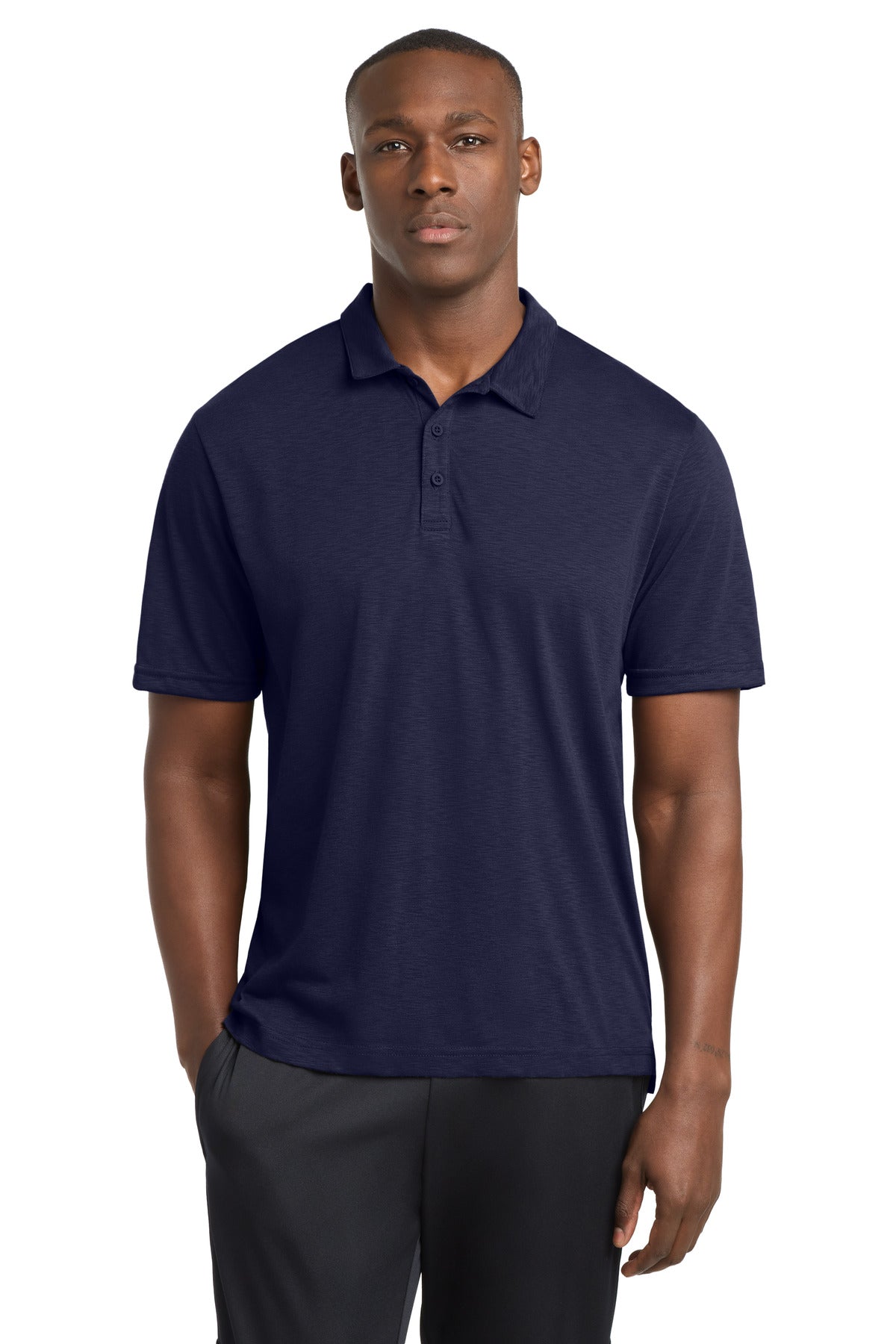 Custom logo Sport-Tek ® PosiCharge ® Strive Polo ST530 in True Navy