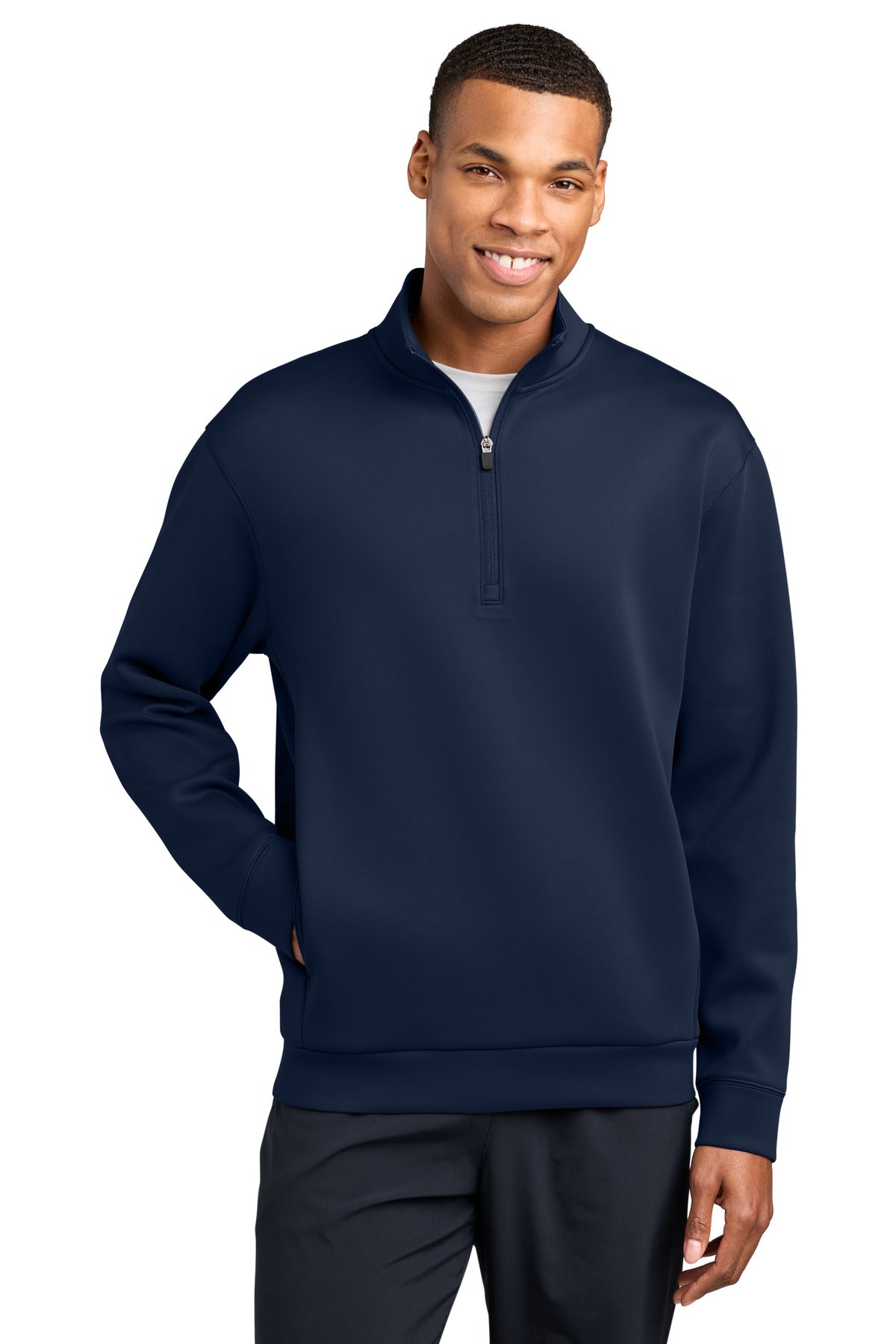 Custom logo Sport-Tek® Pro Perform 1/4-Zip ST581 in True Navy