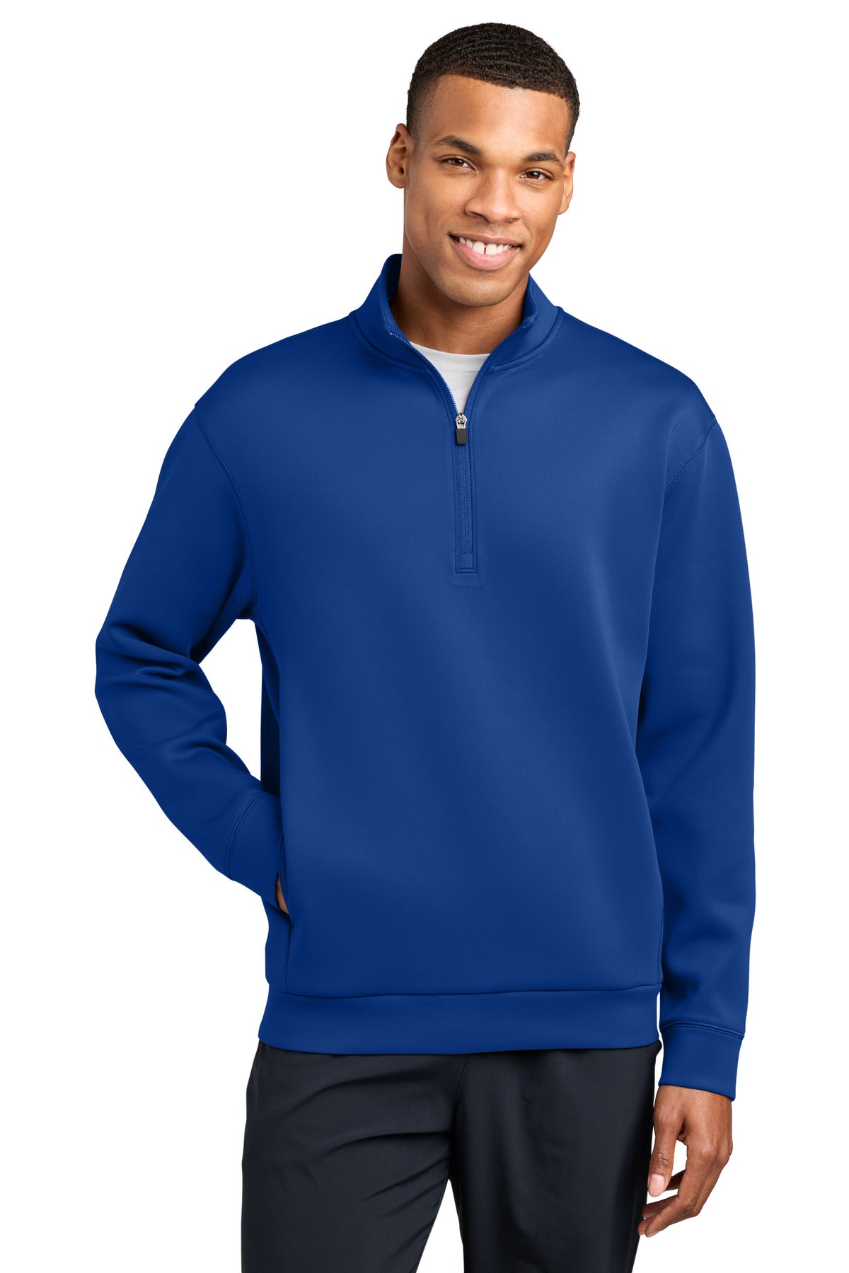 Custom logo Sport-Tek® Pro Perform 1/4-Zip ST581 in True Royal