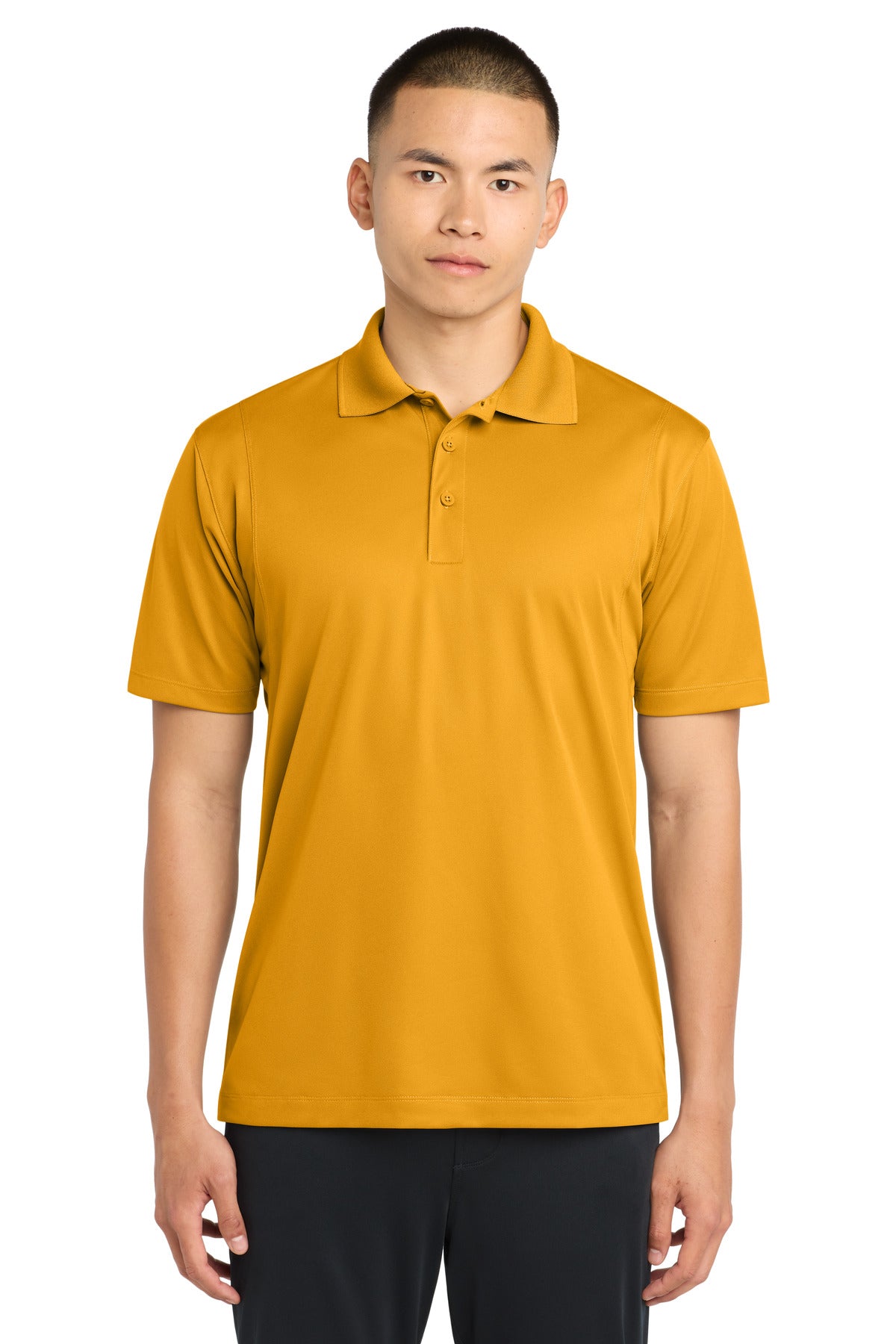 Custom logo Sport-Tek® Micropique Sport-Wick® Polo. ST650 in Gold
