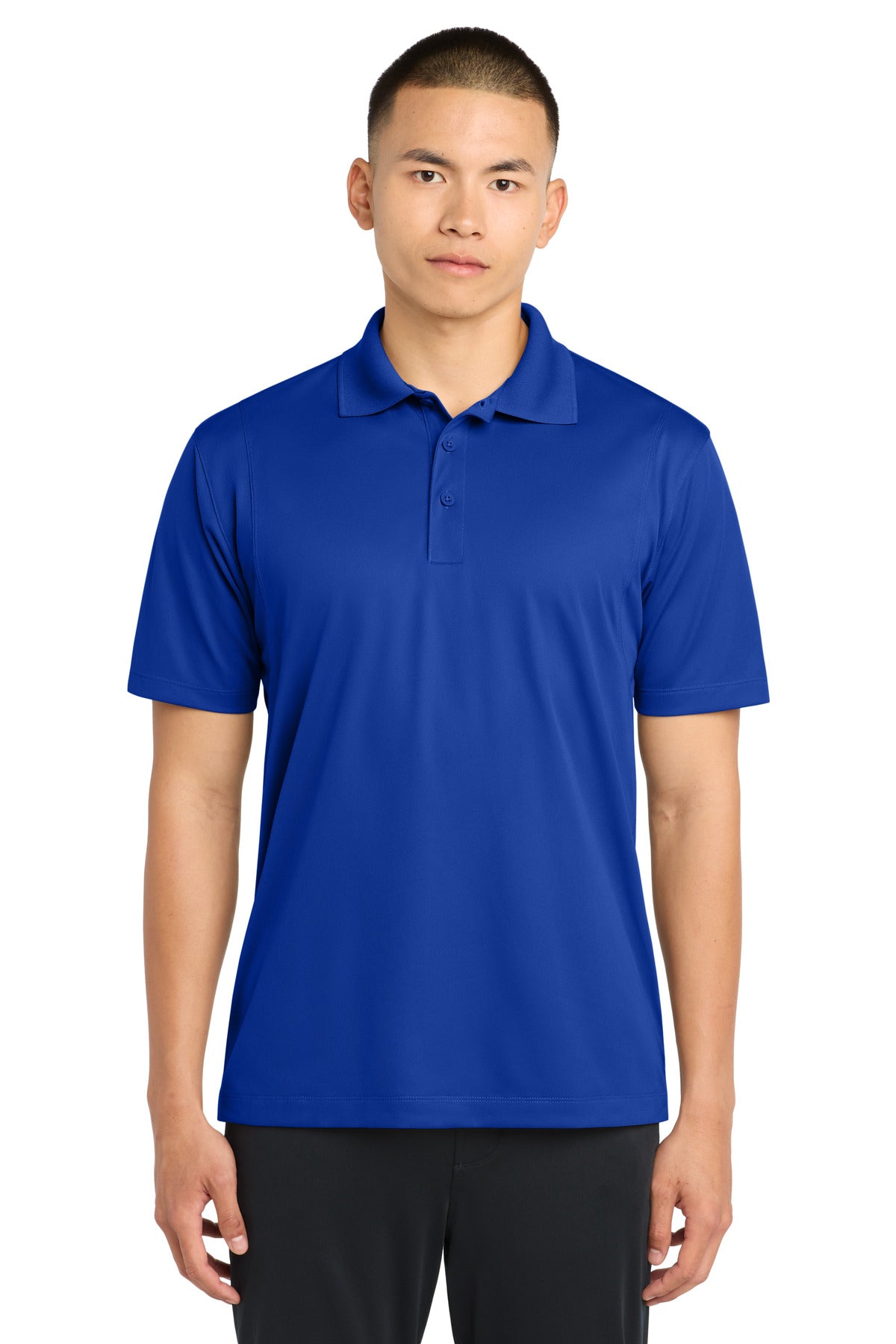 Custom logo Sport-Tek® Micropique Sport-Wick® Polo. ST650 in True Royal