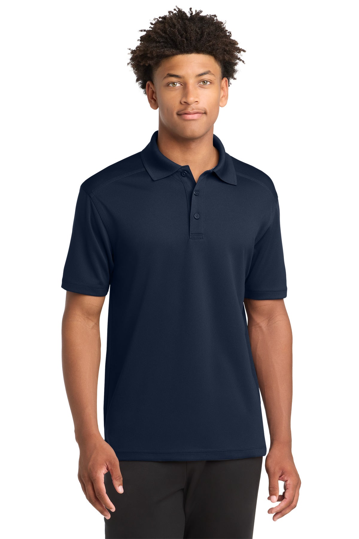 Custom logo Sport-Tek® PosiCharge® Micro-Mesh Polo. ST680 in True Navy