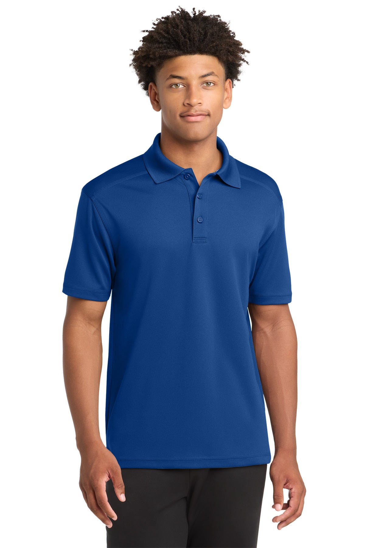 Custom logo Sport-Tek® PosiCharge® Micro-Mesh Polo. ST680 in True Royal