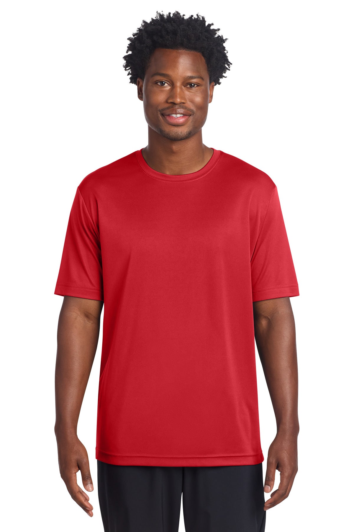 Custom logo Sport-Tek® PosiCharge® Re-Compete Tee ST720 in True Red