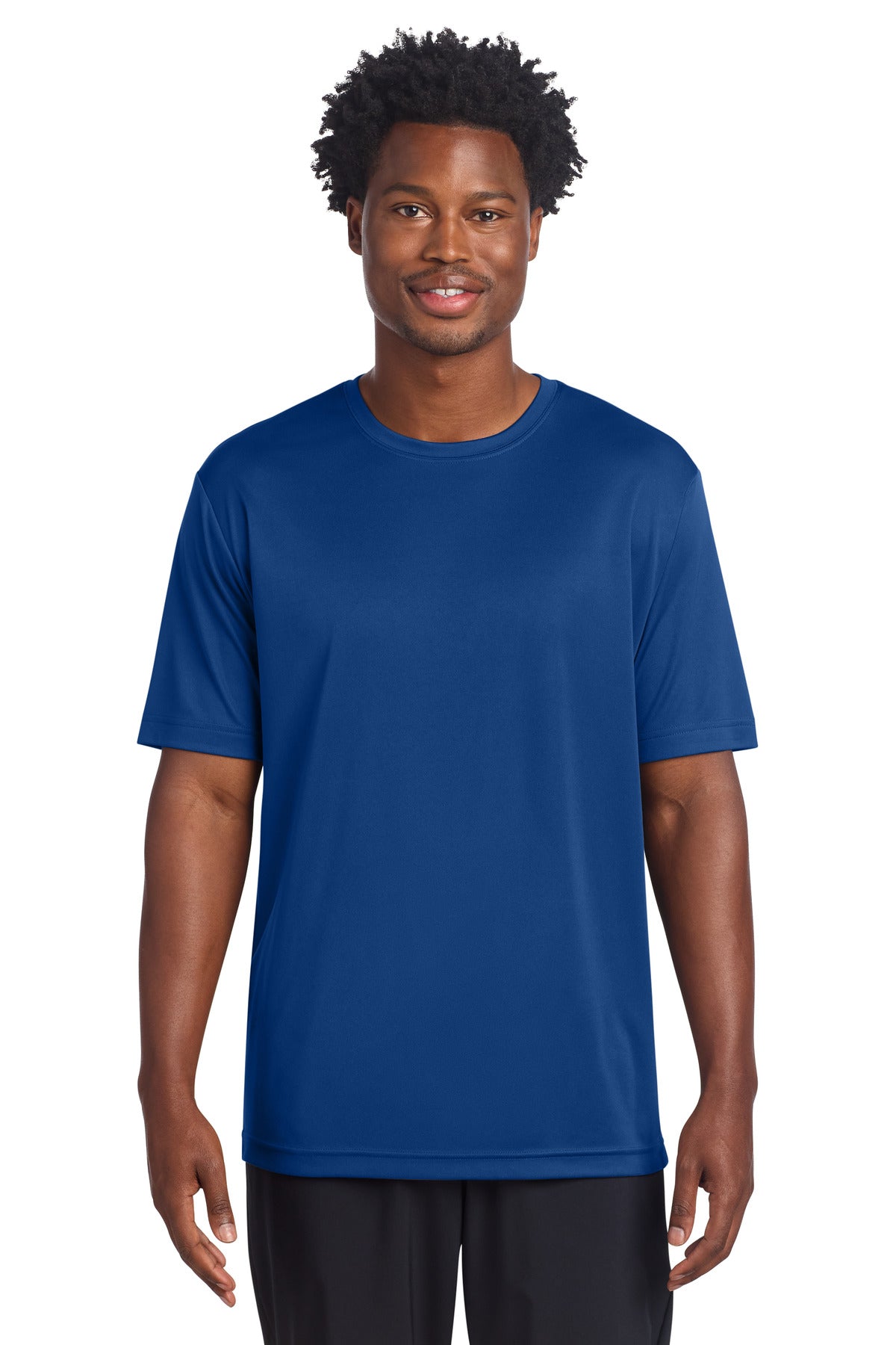 Custom logo Sport-Tek® PosiCharge® Re-Compete Tee ST720 in True Royal