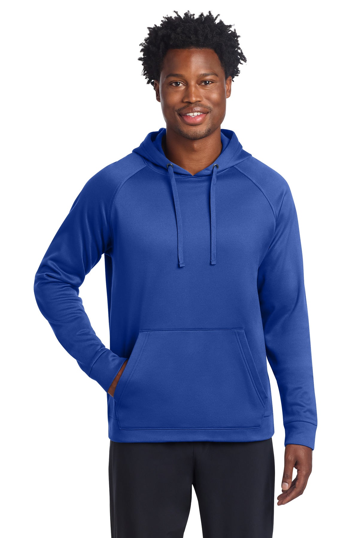 Custom logo Sport-Tek® Re-Compete Fleece Pullover Hoodie ST730 in True Royal