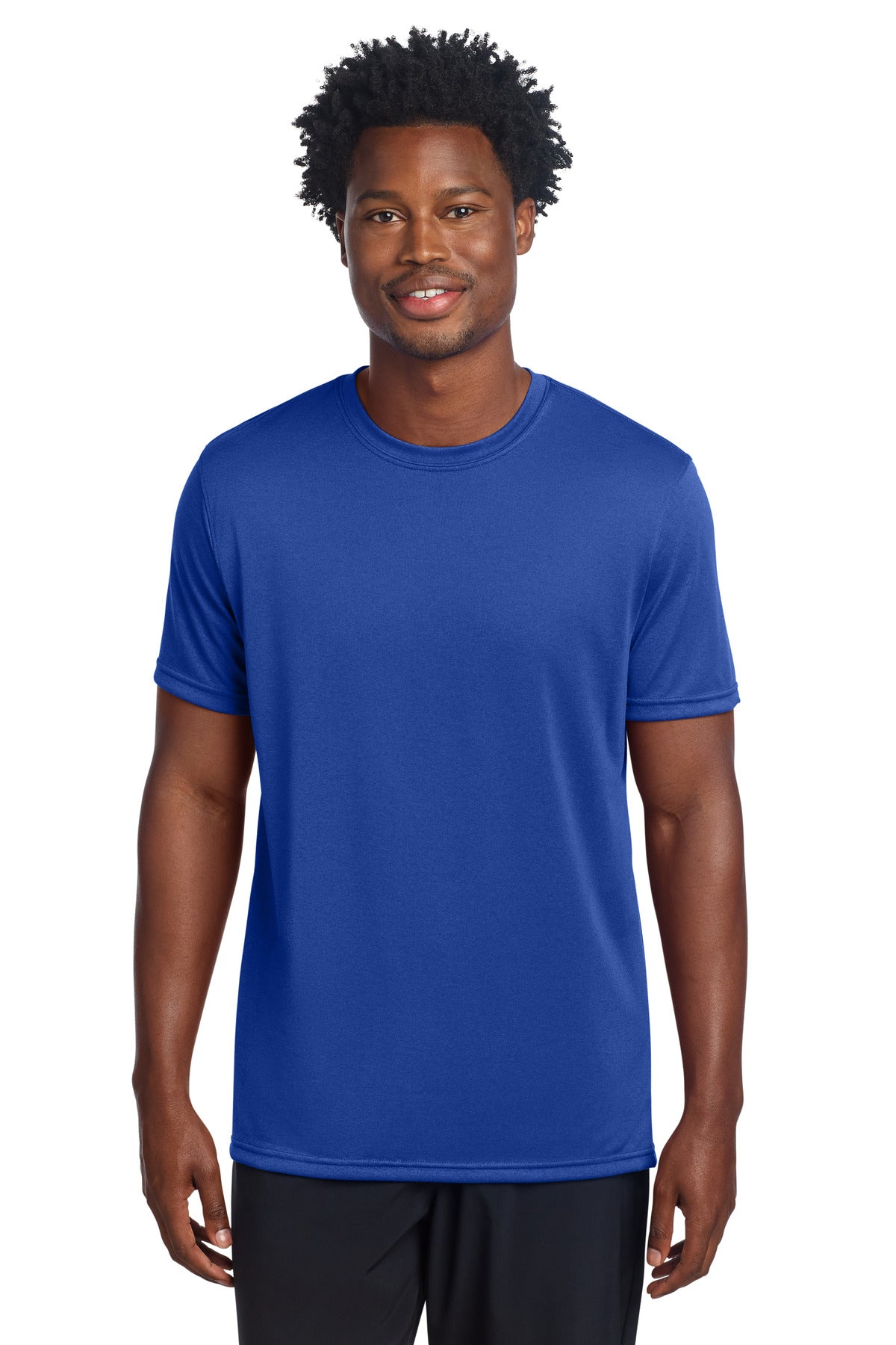 Custom logo Sport-Tek® Echo Tee ST760 in True Royal