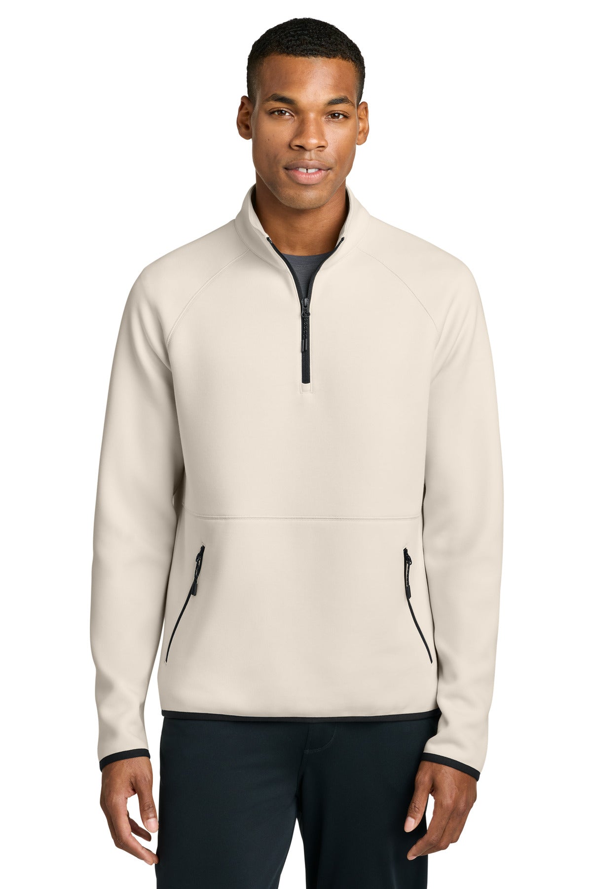 Custom logo Sport-Tek® Phenom 1/4-Zip ST841 in Ecru