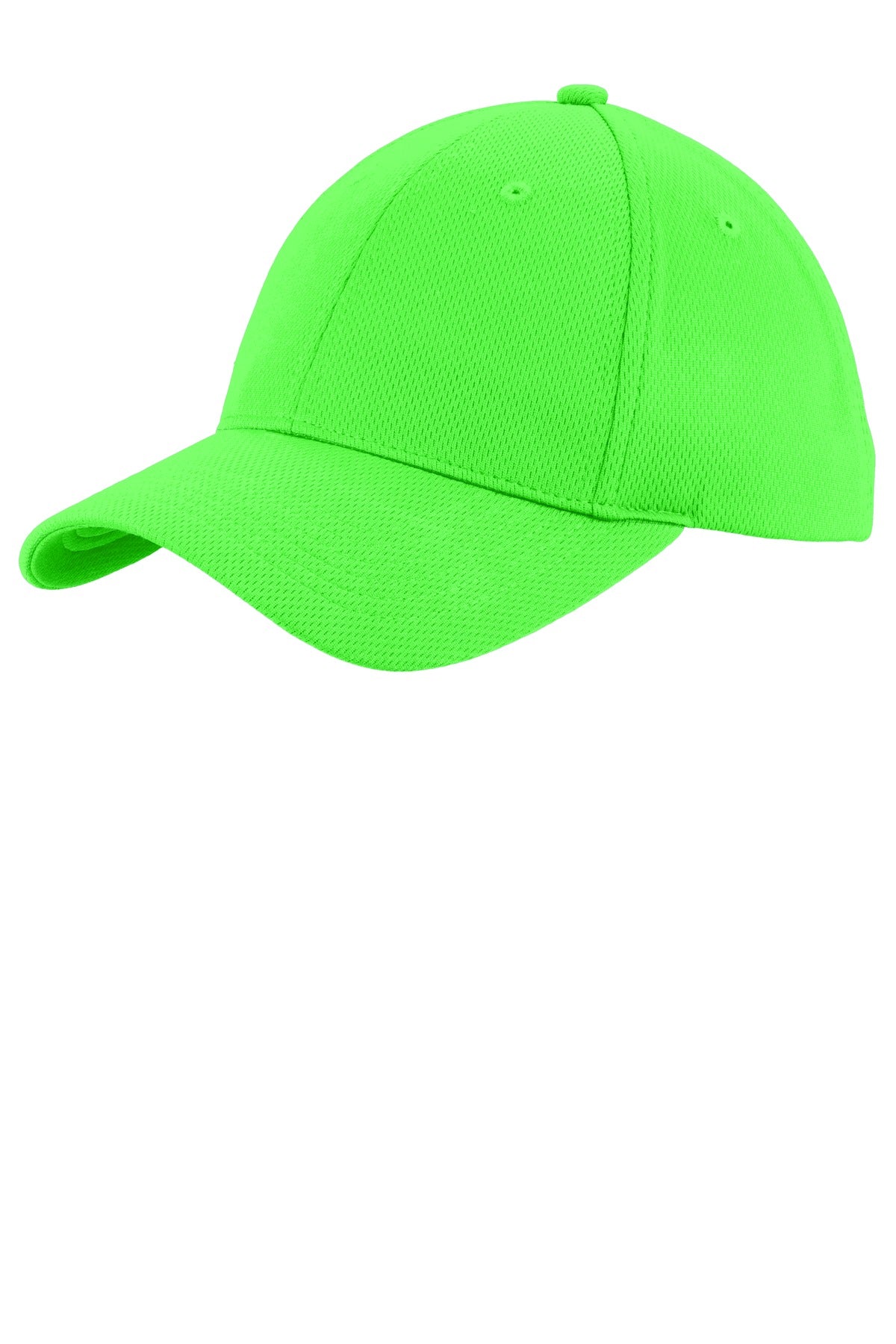 Custom logo Sport-Tek® PosiCharge® RacerMesh® Cap. STC26 in Neon Green