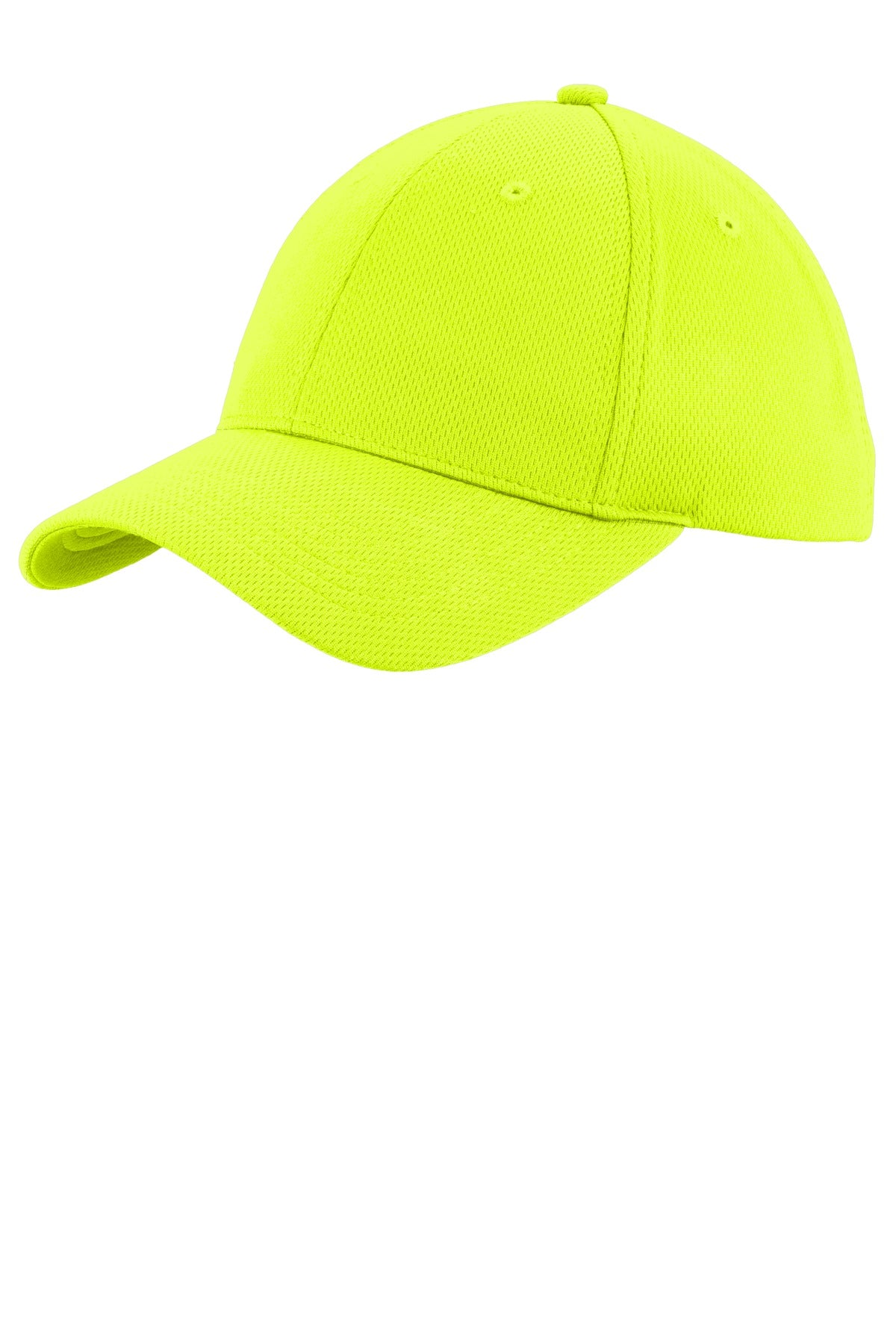 Custom logo Sport-Tek® PosiCharge® RacerMesh® Cap. STC26 in Neon Yellow