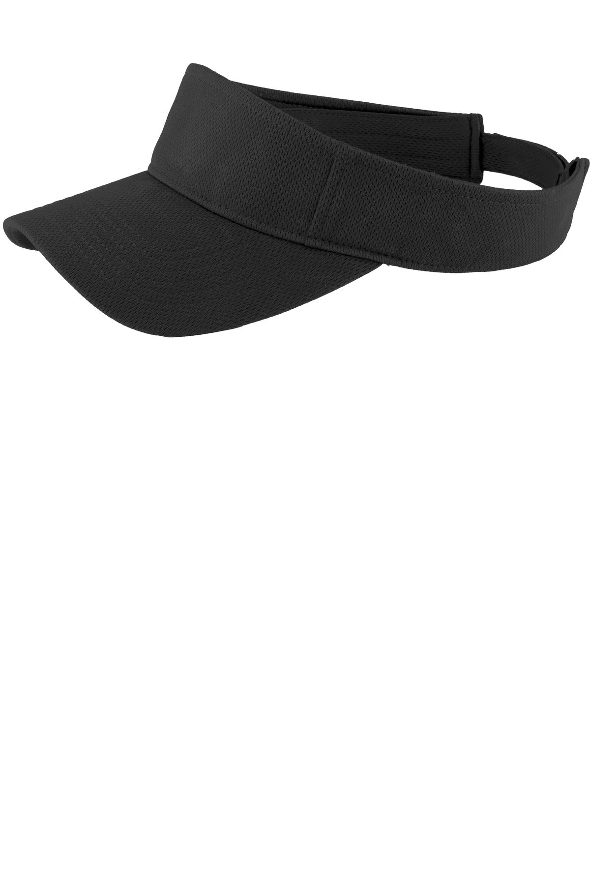 Custom logo Sport-Tek® PosiCharge® RacerMesh® Visor.  STC27 in Black
