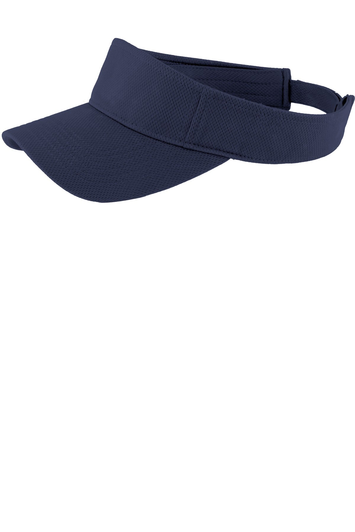 Custom logo Sport-Tek® PosiCharge® RacerMesh® Visor.  STC27 in True Navy