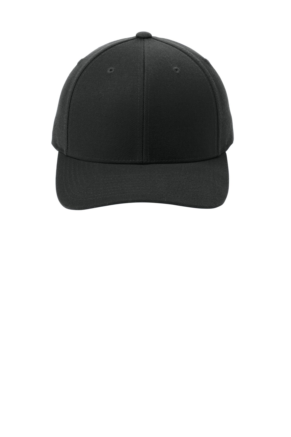 Custom logo Sport-Tek ® YP Classics ® Curve Bill Snapback Cap. STC43 in Black