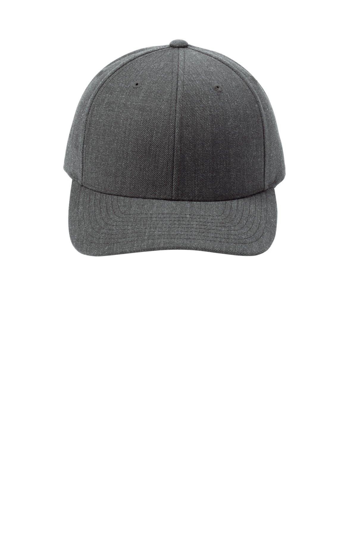 Custom logo Sport-Tek ® YP Classics ® Curve Bill Snapback Cap. STC43 in Dark Heather Grey