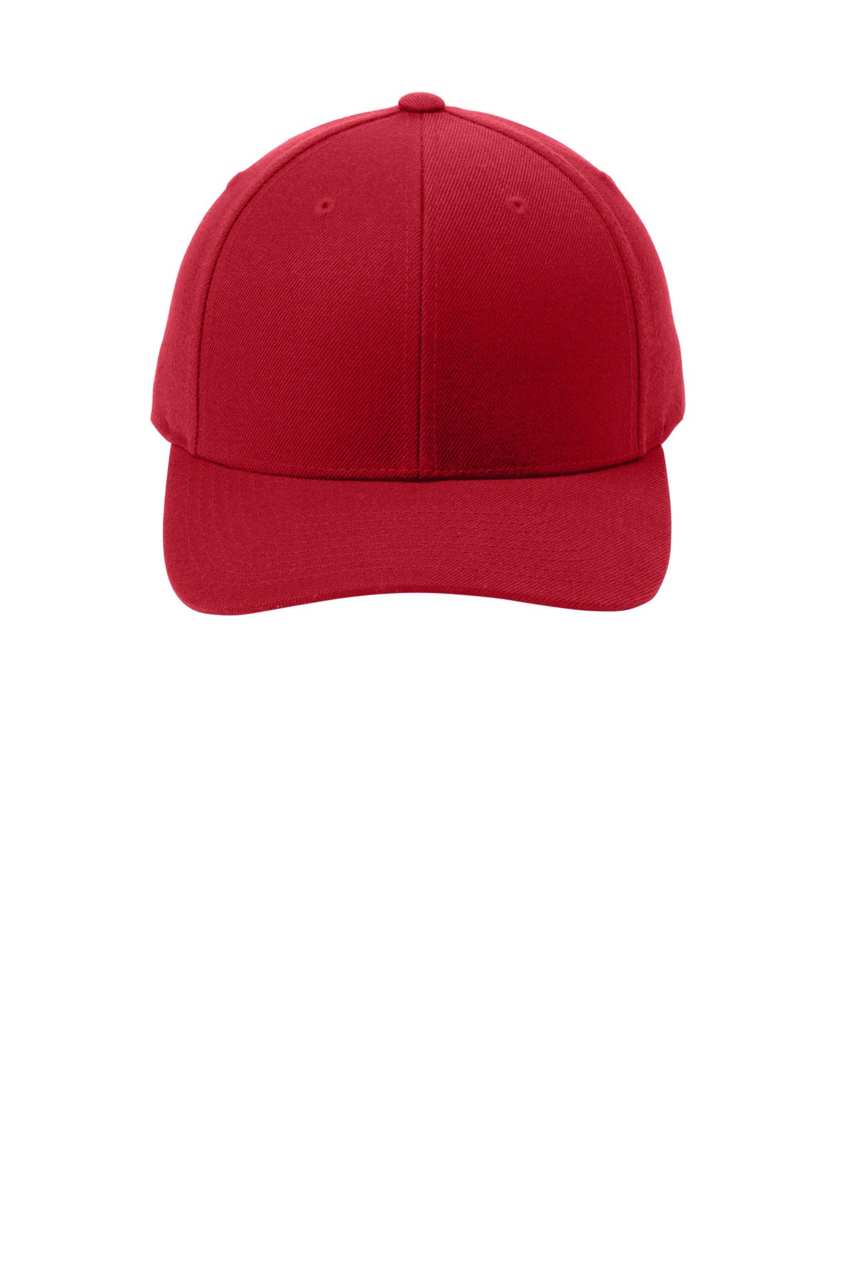 Custom logo Sport-Tek ® YP Classics ® Curve Bill Snapback Cap. STC43 in True Red