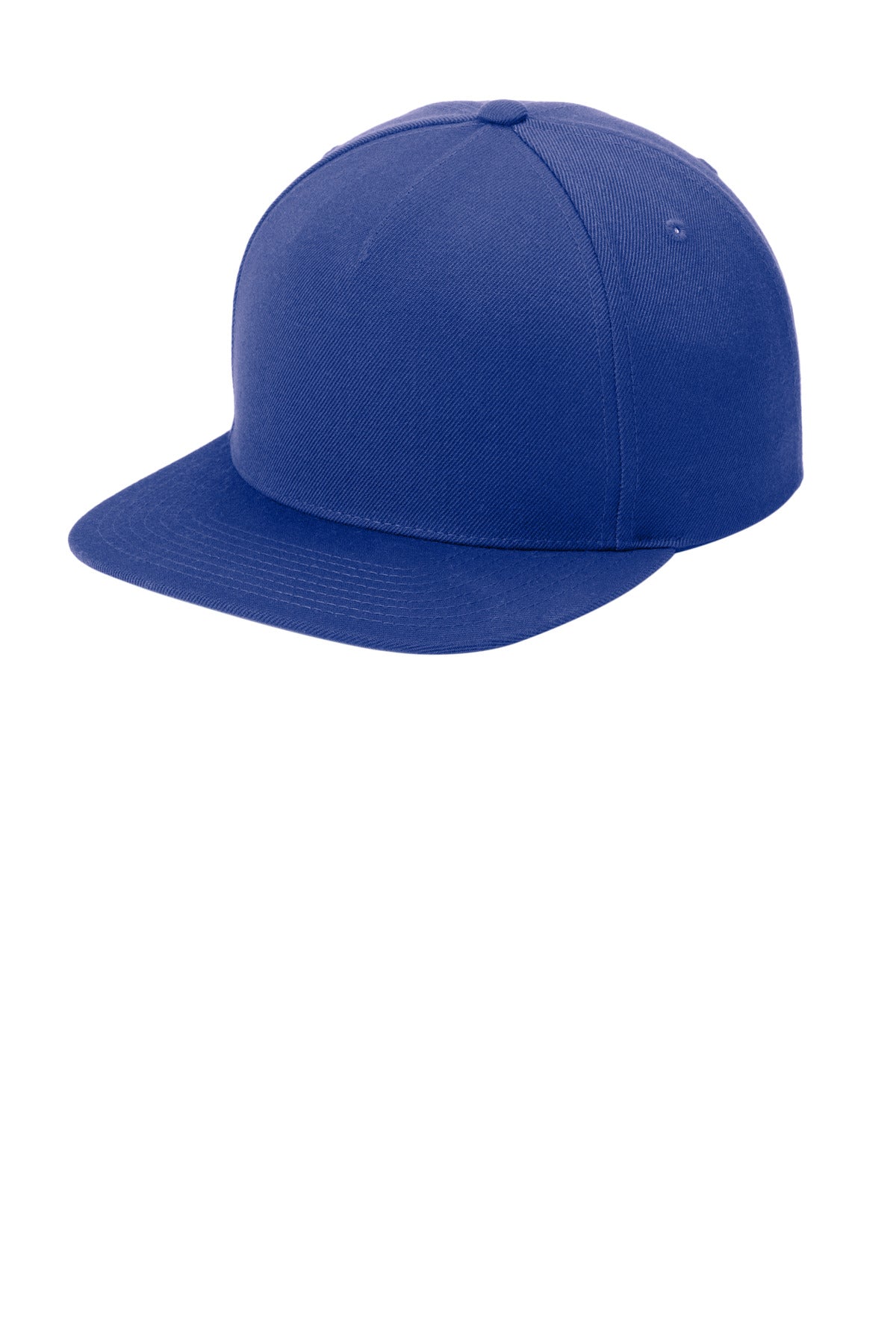 Custom logo Sport-Tek® YP Classics® Premium 5-Panel Snapback Cap STC55 in True Royal