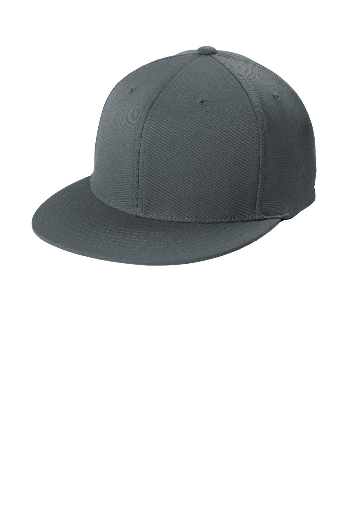 Custom logo Sport-Tek® Flexfit® Flat Bill Cap STC56 in Iron Grey