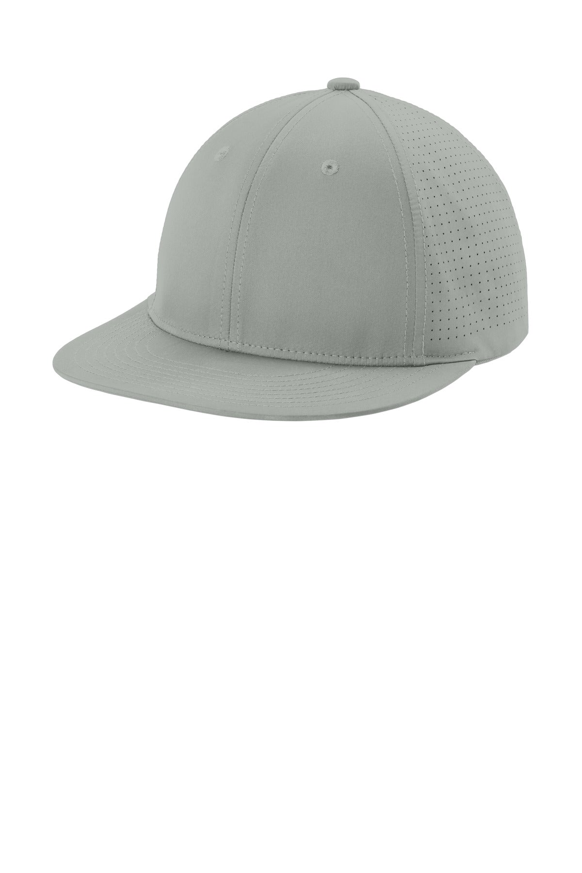 Custom logo Sport-Tek® Pro-Cut Stretch-Tek Cap STC64 in Silver