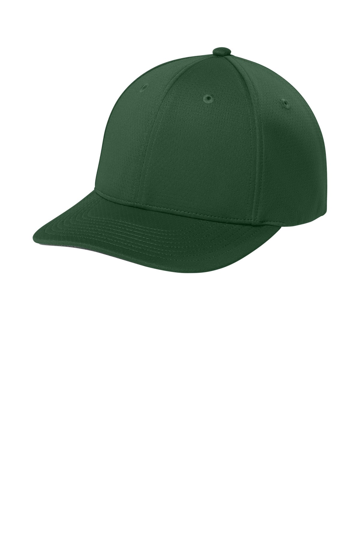 Custom logo Sport-Tek® Impact Mesh Stretch-Tek Adjustable Cap STC71 in Forest Green