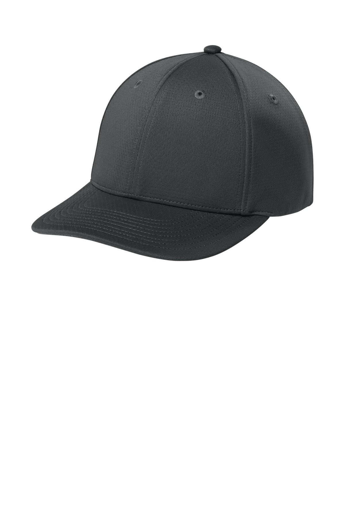 Custom logo Sport-Tek® Impact Mesh Stretch-Tek Adjustable Cap STC71 in Iron Grey