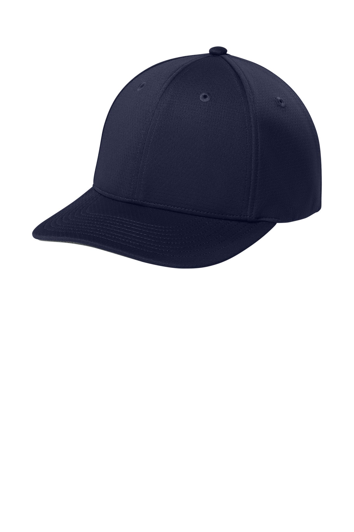 Custom logo Sport-Tek® Impact Mesh Stretch-Tek Adjustable Cap STC71 in True Navy