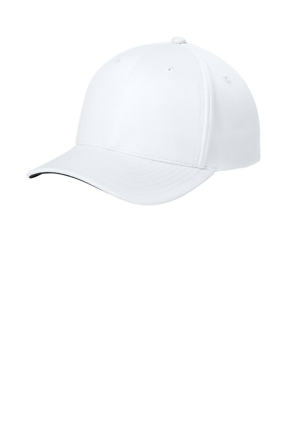 Custom logo Sport-Tek® Impact Mesh Stretch-Tek Adjustable Cap STC71 in White