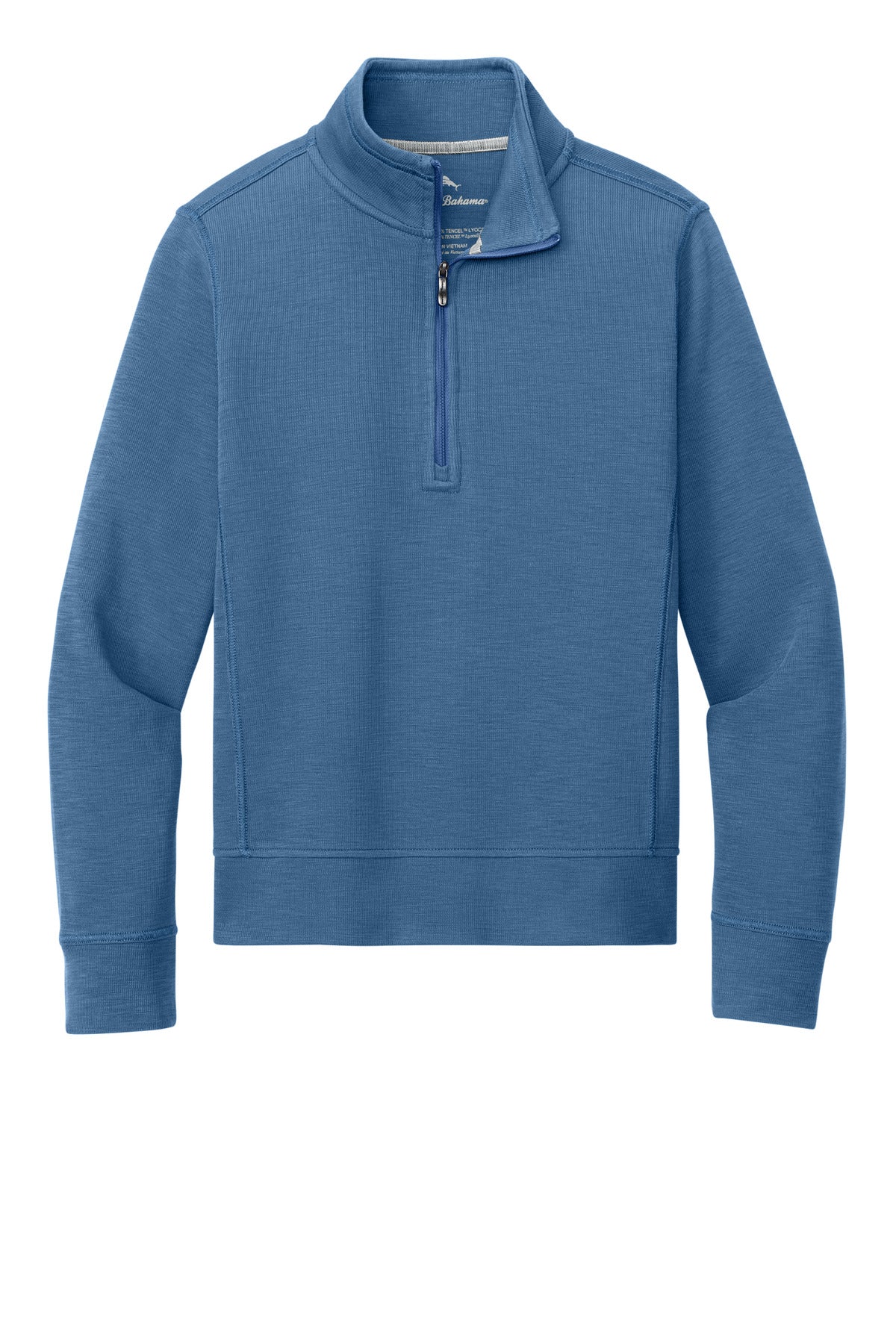 Custom logo Tommy Bahama® Women's Coconut Bay 1/2-Zip SW222350TB in Dockside Blue