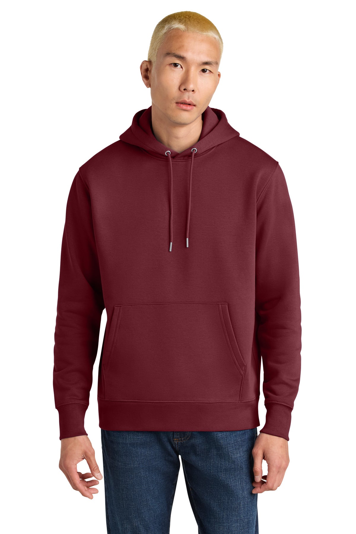 Custom logo Stanley/Stella Unisex Cruiser 2.0 Hooded Sweatshirt SXU003 in Burgundy
