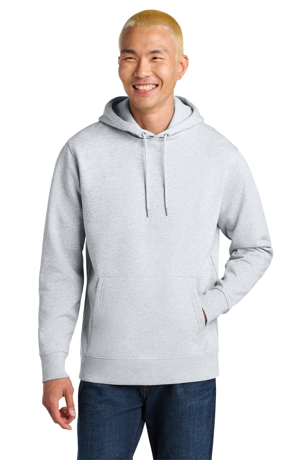 Custom logo Stanley/Stella Unisex Cruiser 2.0 Hooded Sweatshirt SXU003 in Cool Heather Grey