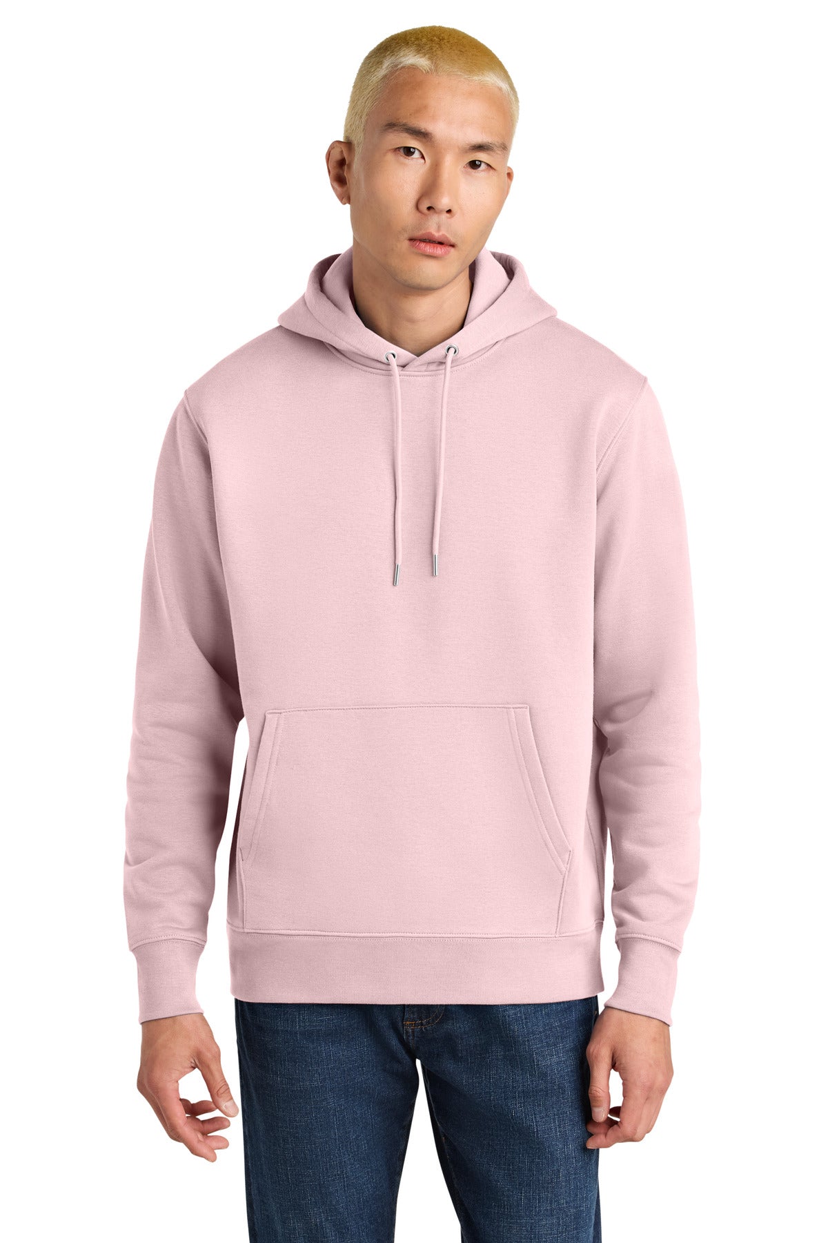 Custom logo Stanley/Stella Unisex Cruiser 2.0 Hooded Sweatshirt SXU003 in Cotton Pink