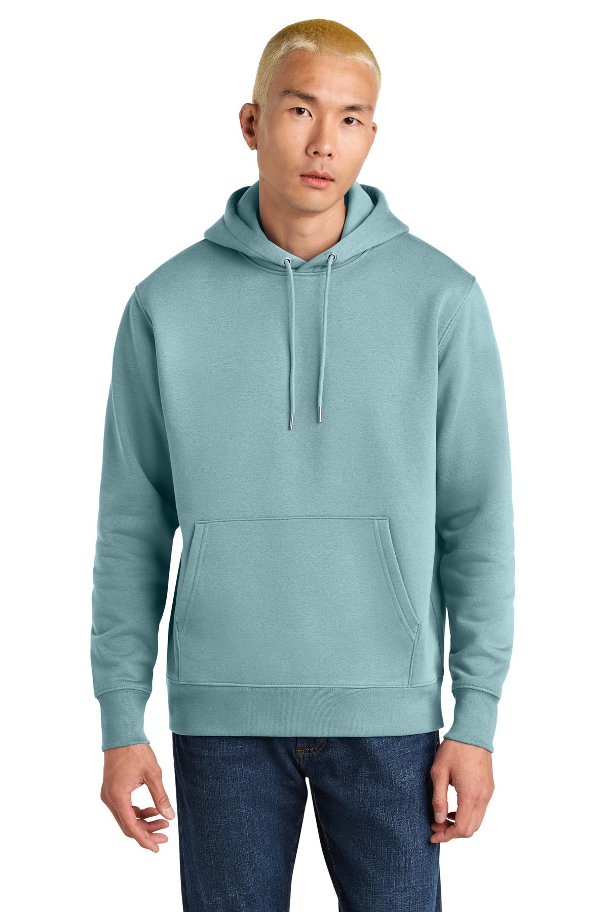 Custom logo Stanley/Stella Unisex Cruiser 2.0 Hooded Sweatshirt SXU003 in Pebble Blue