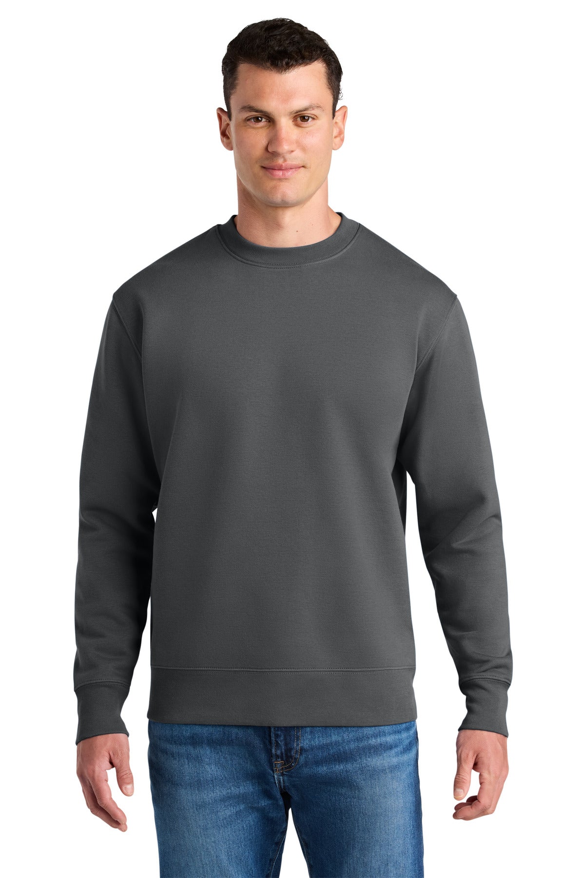 Custom logo Stanley/Stella® Unisex Changer 2.0 Crewneck Sweatshirt SXU004 in Anthracite