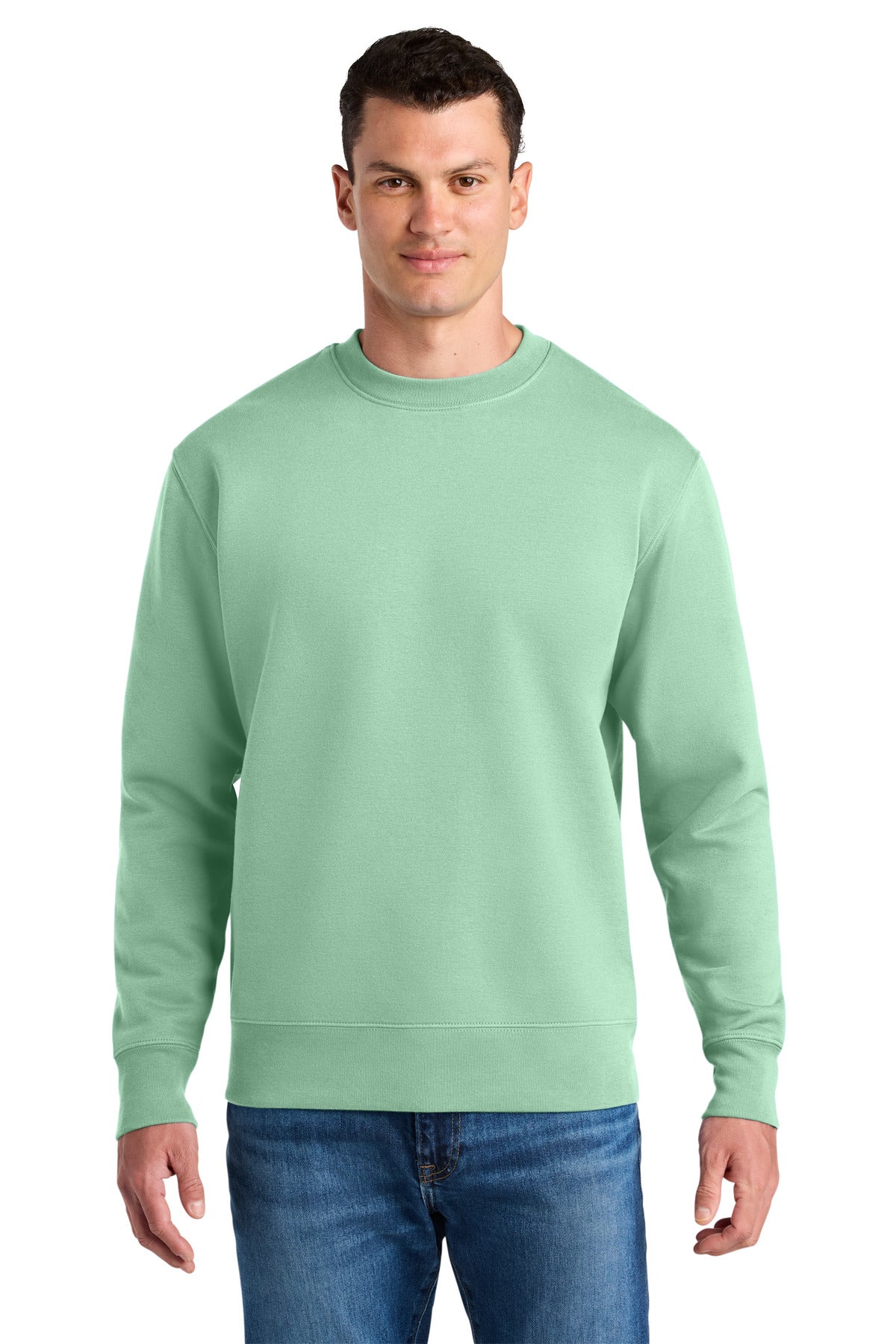 Custom logo Stanley/Stella® Unisex Changer 2.0 Crewneck Sweatshirt SXU004 in Misty Jade